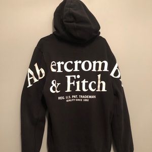 Black Abercrombie & Fitch Hoodie M